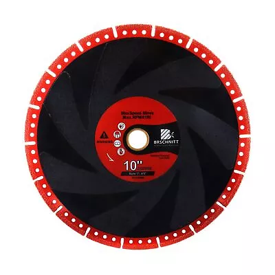 Metal Cutting Diamond Blade 10 - BRSCHNITT 250mm All-Purpose Diamond Saw Blad... • $122.09