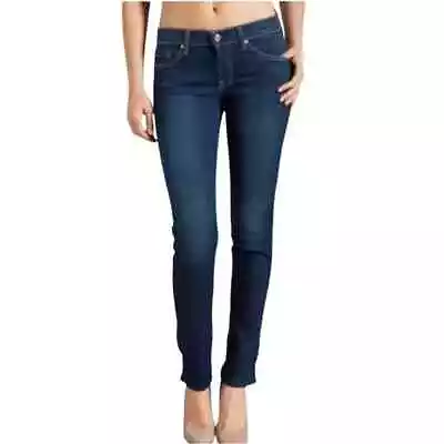 Womens Strecth  7 For All Mankind The Slim Cigarette Size 29 Dark Wash Jeans • $45