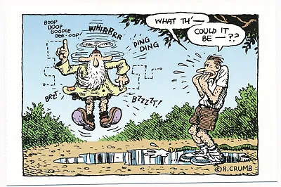 What Th'... Could It Be...??  Mr. Natural - R. Crumb Postcard 160 • $5.99