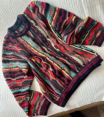 Vintage COOGI 100% Cashmere Sweater Made In Australia Men’s Size XL • $349