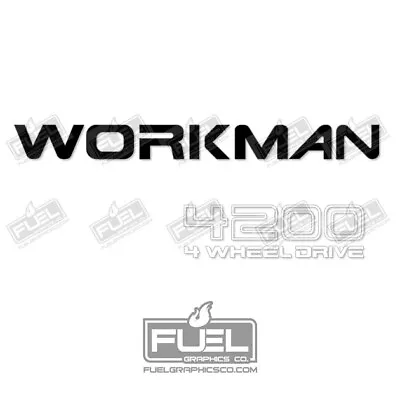 Toro Workman 4200 4 Wheel Drive Premium Vinyl Decals • $23.90