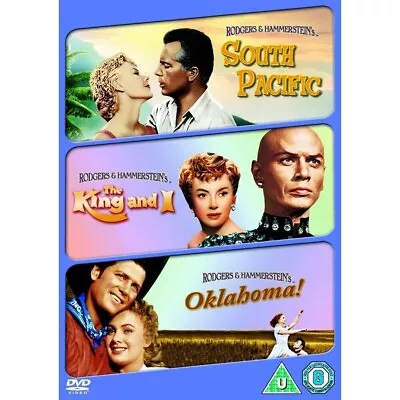 South Pacific/Oklahoma/The King And I (3 DVDs) New & Sealed • £3.75