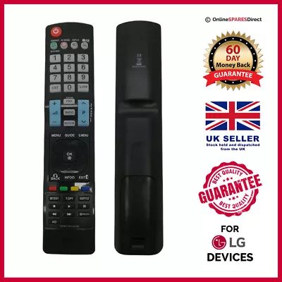 AKB72914265 Remote Control For LG 3D PLASMA LED TV 32LD650H 42LD650H 47ld650h-za • £5.97