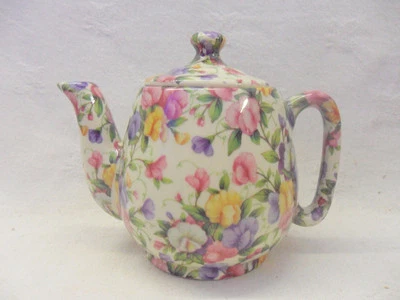 £16.99 • Buy Ditsy Sweet Pea Design 1 Cup Teapot By Heron Cross Pottery