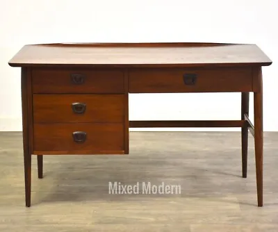 Walnut Mid Century Walnut Desk • $1400