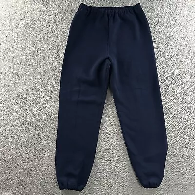 Vintage Russell Athletic Mens Sweatpants Blue Size XL USA Made Cotton Blend • $29.49