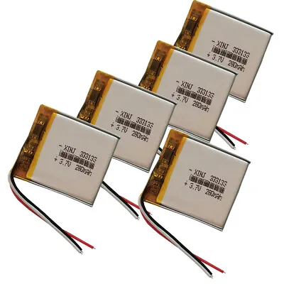 £7.75 • Buy 3.7V 280 MAh 333133 3 Wires Thermistor Li Polymer Battery For GPS Camera DashCam
