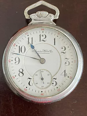 Vintage 18s Hampden Pocket Watchgr. John Hancock Keeping Time 21 Jewel  • $310