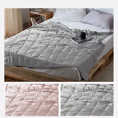 £13.89 • Buy Cotton PREMIUM WEIGHTED GRAVITY BLANKET ANXIETY AUTISM DEPRESSION SLEEP THERAPY
