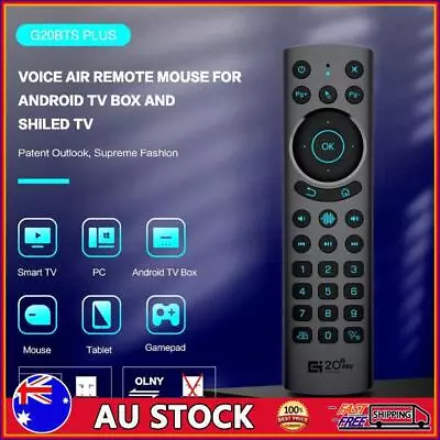 G20BTS PLUS Smart Voice Remote Control 2.4G RF Air Mouse Wireless For TV Boxes • $20.69
