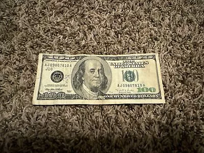 1996 $100 Dollar Bill Off Center Misaligned Error Misprint RARE Collectible • $150