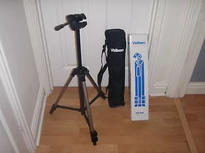 Tripod CX 300 Velbon With Carry Case - Boxed VGC • £14.99