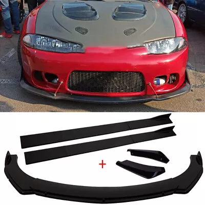 For Mitsubishi Eclipse Front & Rear Bumper Lip Spoiler Kit + Side Skirts Glossy • $129.99