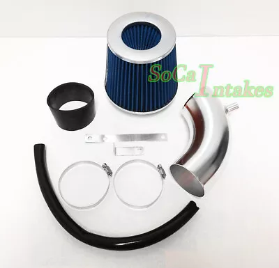 Black Blue Air Intake & Filter For 2011-2015 Accent Veloster Elantra Rio 1.6 1.8 • $44