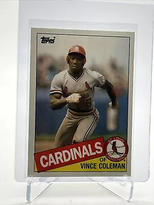 1985 Topps Traded Vince Coleman Rookie Baseball Card #24T NM-MT FREE SHIPPING • $7.95