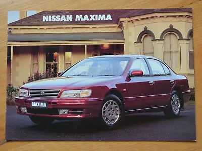 Nissan Maxima 30j/30g & 30gv 12 Page Plus Flap Type Brochure January 1995 • $27.50