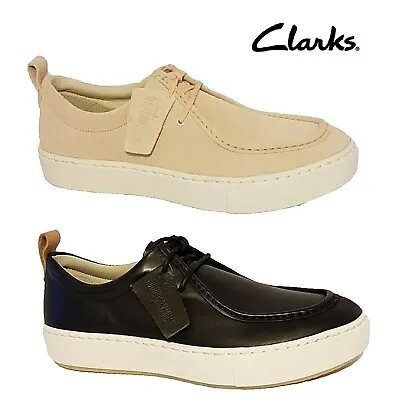 £34.99 • Buy Clarks Originals Priddy Walla Black Pink Suede Leather Wallabees Loafers Shoes
