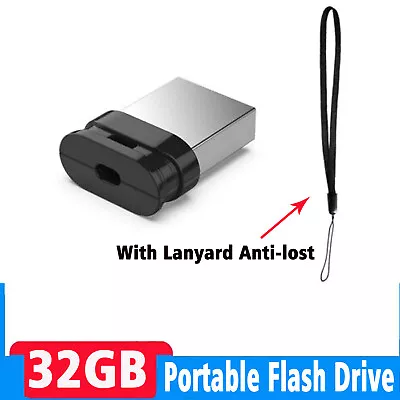 Small Mini USB 2.0 32GB USB Flash Pen Drive U Disk Memory Thumb Drive Anti-lost • $6.64