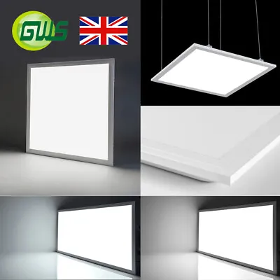 Premium Ceiling Suspended Surface Mounted LED White Panel Light 595x595 595x1195 • £38