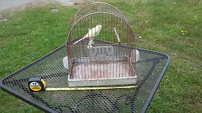 Vintage Hendryx Hanging Bird Cage • $75