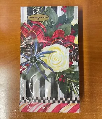 £12.77 • Buy Mackenzie-Childs Scottish Bouquet Paper Napkins Guest Sealed Package Of 15