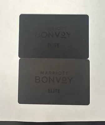 Marriott Hotels Room Key Card Elite Member Black And Charcoal • $5.99