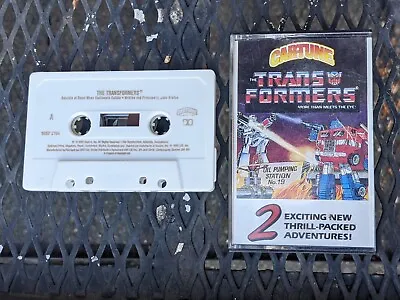 TRANSFORMERS CASSETTE TAPE Vintage Car Tune Hasbro 1985 Music Player • $24.99