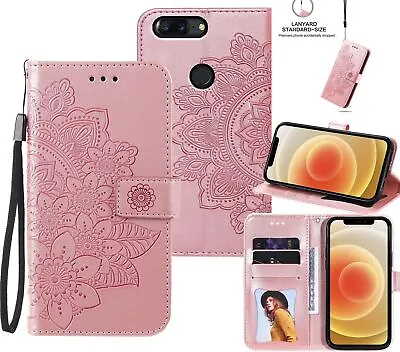 $6.95 • Buy Oneplus 5T Embossed Pu Leather Wallet Case Petals