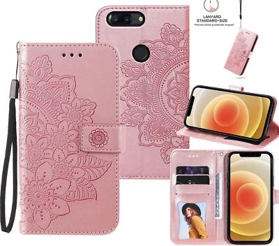 $6.95 • Buy Oneplus 5T Embossed Pu Leather Wallet Case Petals