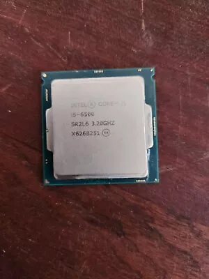 Intel Core I5-6500 CPU 3.20 GHz Quad-Core (SR2L6) Processor With Cooler • $39.95