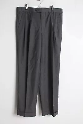 Caracciola Mens Smart Trousers - Grey - Size W32 L30 (VS6) • £14.99