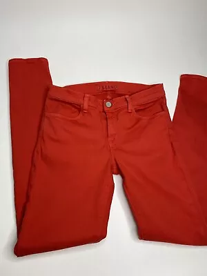 Women’s J Brand Lipstick Red Super Skinny Jeans •W28 L30” *EUC • $12