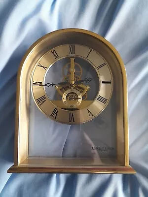 London Clock Company Gold Coloured Quartz Battery Vintage Mantle Clock  • £20.42