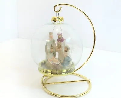 House Of Lloyd Christmas Around The World Three Kings Blown Glass Ornament Stand • $18