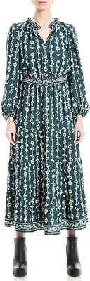 Max Studio Long Sleeve Tiered Dress MSRP $178 Size L # 1B 2026 Blm • $11.72