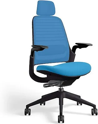 Steelcase Series 1 Office Desk Chair With Headrest - BlueJay Cogent Connect • $578