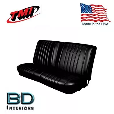 $826.35 • Buy 1968 Chevy Chevelle Front & Rear Bench Seat Upholstery Black Made In USA By TMI