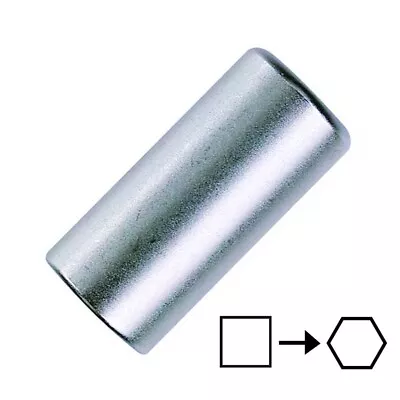 Felo 1/4  Drive Square Socket To 1/4  Hex Bit Adapter Female To Female Germany • $8.49