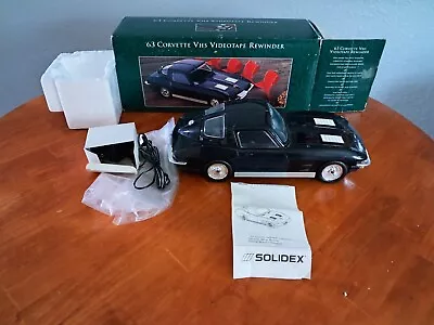 1992 Solidex 1963 Corvette Vhs Vcr Autowinder Rewinder Black In Box Complete  • $69.99