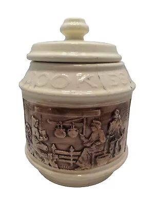 McCoy Pioneer Cookie Jar 1960s Double Sided Vintage Kitchen                X-BS • $30