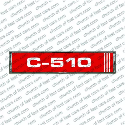 Chrome Badge #7055 To Suit C-510 Kenworth Truck Dash Or Interior  • $37