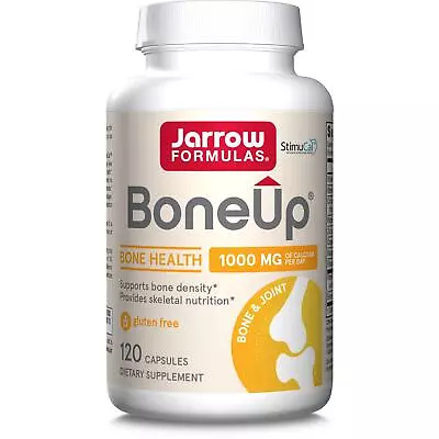 Jarrow Formulas Bone-Up 120 Capsules Supports Bone Health Calcium Vitamin D • £13.94