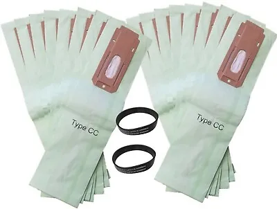 16 Allergy Bags For Oreck XL XL2 XL21 Upright Vacuum Type CC W/ 2 BELTS !! • $24.95