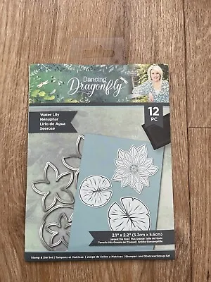£8 • Buy Crafter's Companion Dancing Dragonfly Stamp & Die Set - Water Lily