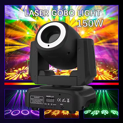 £79.99 • Buy 150W RGB Gobo Laser Stage Lighting LED Moving Head Beam Club Show Effect Light