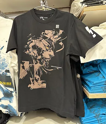 NWT UNIQLO UT Metal Gear Solid Rising Black Graphic Short Sleeve T-shirt TEE • $23