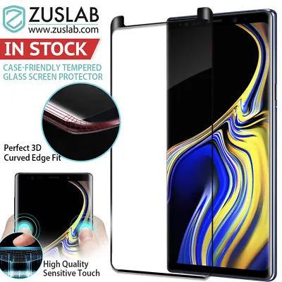 Galaxy Note 9 8 Case Friendly Zuslab Tempered Glass Screen Protector For Samsung • $12.99