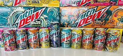 RARE Mountain Dew 12ozCans Baja Collection W/ Deep Dive NEW Laguna & Point Break • $79.99