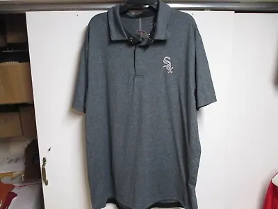 Chicago  White Sox  Mlb.com Mens Polo Shirt (xl) Nwt Gray W/reflective Logo • $24.99