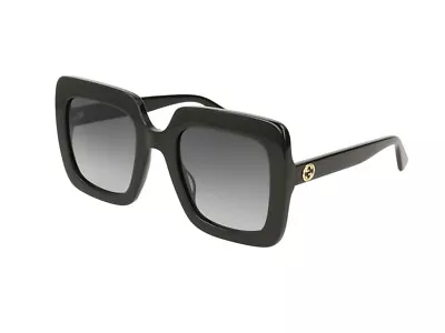 $407.48 • Buy Gucci Sunglasses GG0328S  001 Black Gray Woman